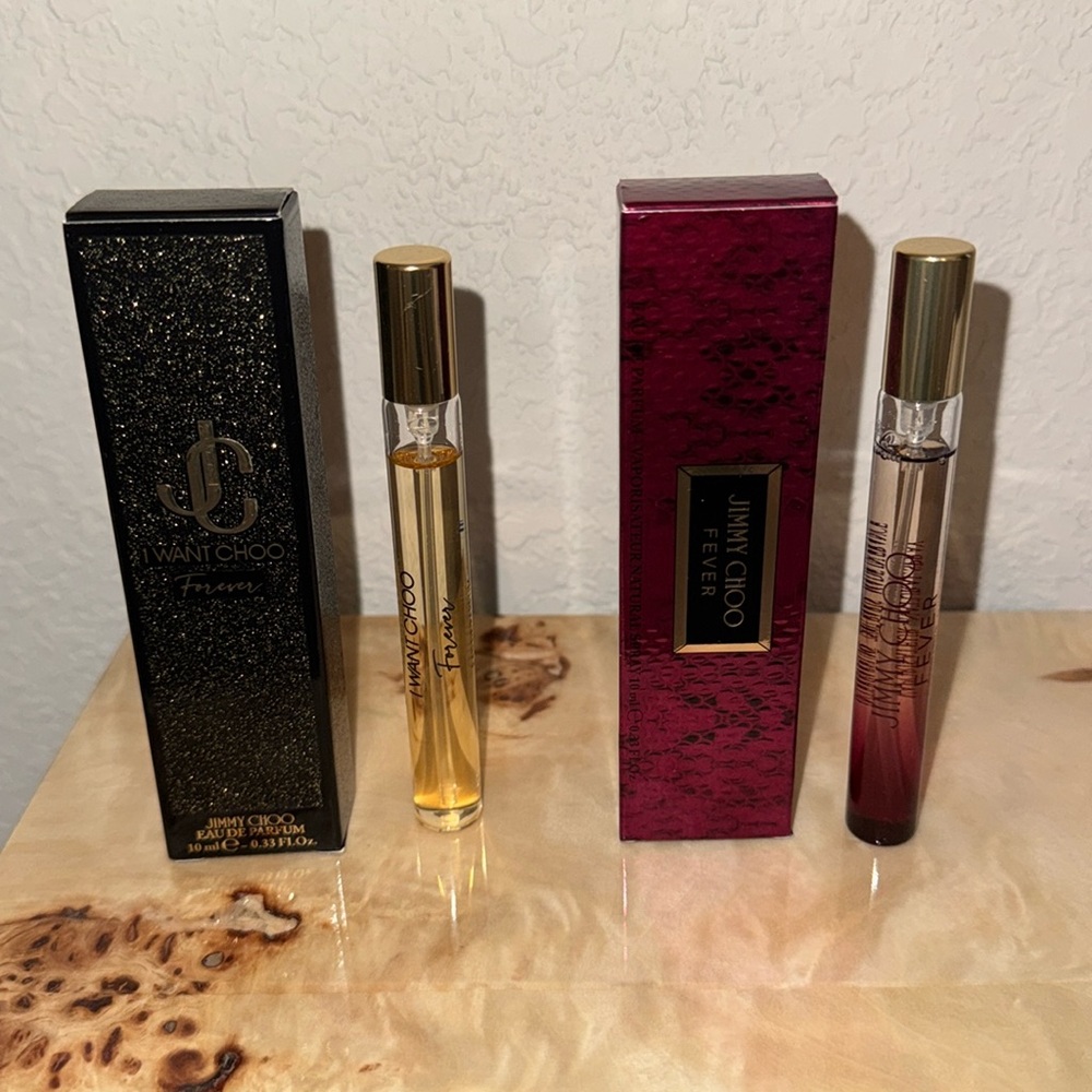 Sat of 2 Jimmy Choo travel sprays